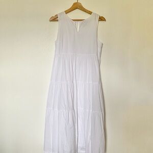 Banana Republic White Midi Dress
